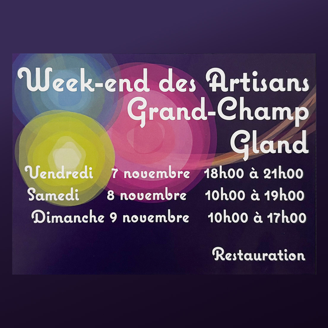 Week-end des artisans - Gland